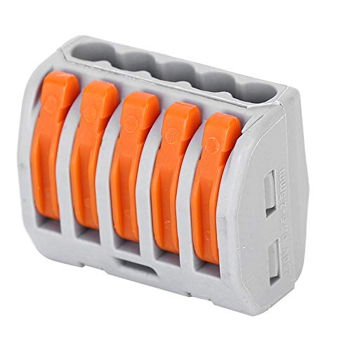 10 pz connettori a leva dadi 5 conduttori, connettori di cablaggio PCT 215 morsettiere cavo elettrico di illuminazione a 5 vie connessione rapida