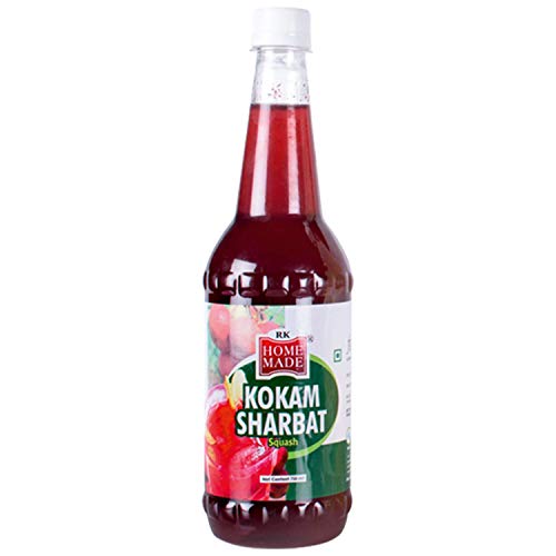 Image of RK HOME MADE NATURAL SYRUP | Kokam Sharbat Syrup Crush Syrup | Gluten free | 100 % Vegan & Low fat | Easy to use | A perfect drink for house parties, picnics, & road trips to everyone's delight 750 - ML