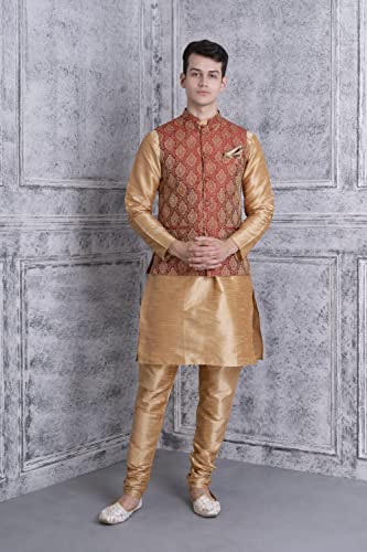 Image of Ethluxis Men's Silk Blend Kurta Set