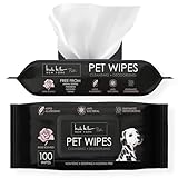 Nicole Miller New York Rose Scented Alcohol-Free Pet Wipes, Clean Ears, Paws, Body, & Butt - 100pk
