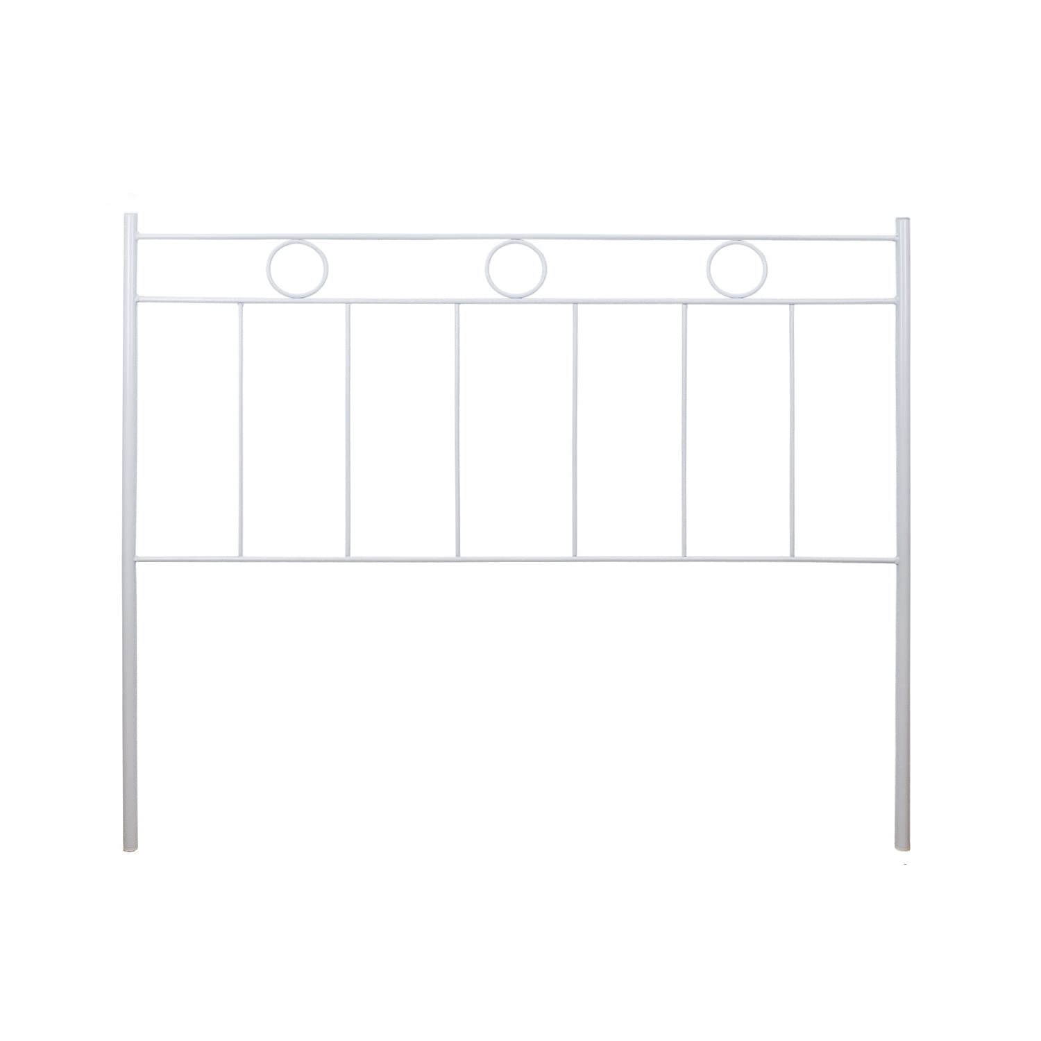 El Herrero Cabecero de Forja Gallego | Cabezal para Cama de Matrimonio e Individual | Producto Artesanal, Hecho en España (para Cama de 150 (157cm), White)