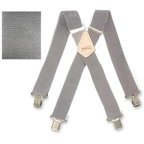 Plain Light Grey Work Braces 2"/ 50mm One Size Fit all Cover