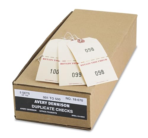 Ticket parking Avery 18670 contre la perte de clés de voiture