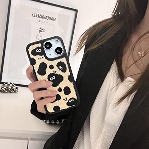 Coque peluche iPhone 14 résistante aux chocs et agréable en main - 3