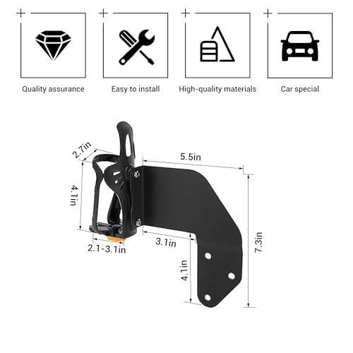 Portavasos puerta izquierdo para Jeep Wrangler JL JLU y Gladiator JT 2018-2024 miniatura 3