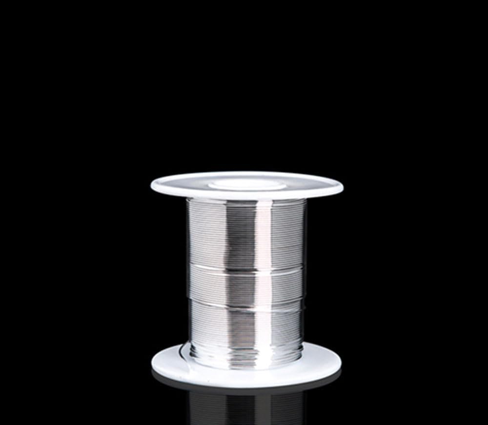 1 filo d'argento - rotolo da 3,3 piedi, filo elettrochimico conduttivo Ag 99,99% for applicazioni di elettrodi e anodi(1.5mm*1m)