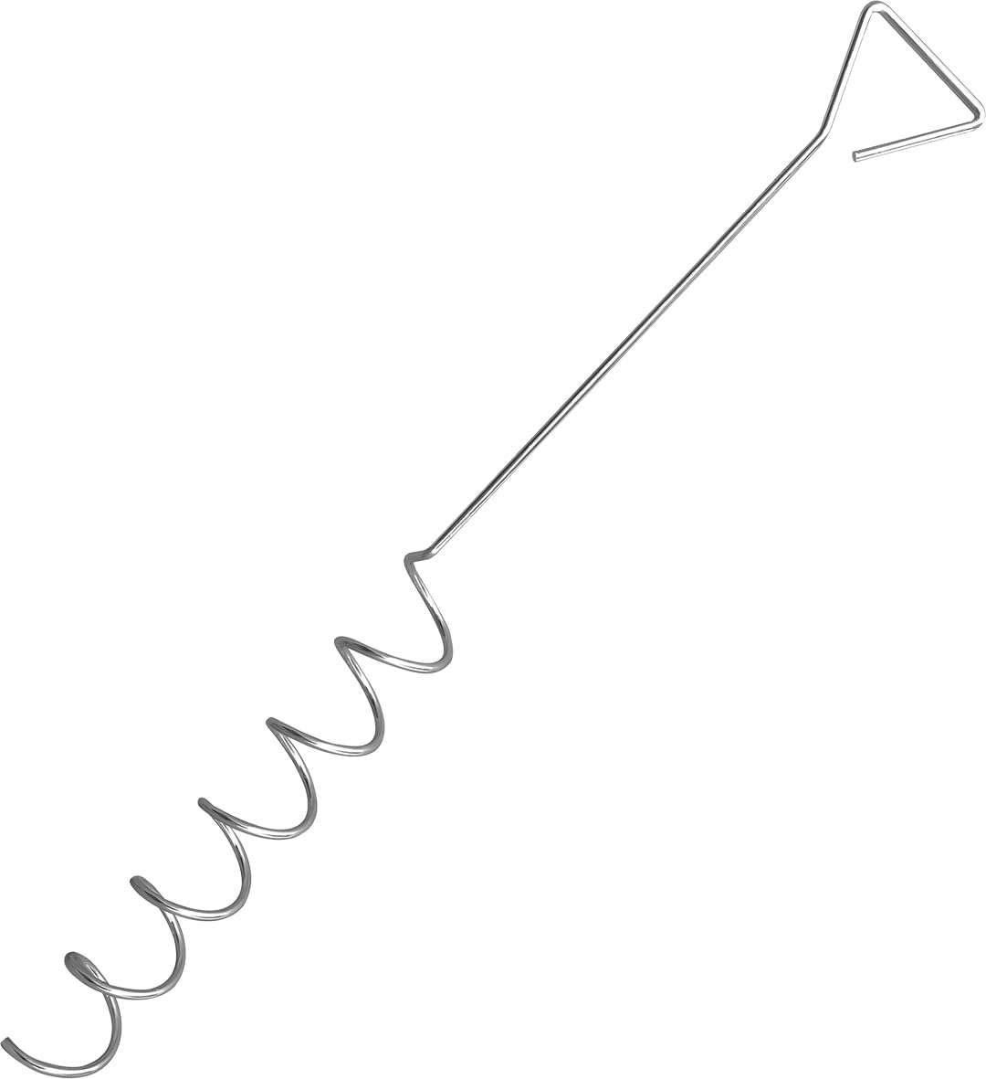 aireador - aireador galvanizado de 100x11x8 cm, ideal para mezclar compost, fabricado en metal duradero y resistente a la corrosión.