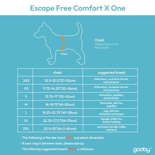 Image of Gooby Comfort X One Dog Harness, Choke-Free, Miami Yellow, Medium | Escape-free contracting fit; Choke-free deep V-neck; Snap & swivel buckles; Shock-absorbing; Breathable mesh
