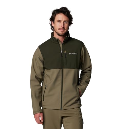 Contenuto: 1x Columbia Ascender, Giacca Softshell da Uomo, Colore: Verde (Stone Green, Greenscape), Taglia: XL, Articolo: 1556534