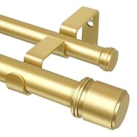 Adjutable Design: HOTOZON curtain pole with extendable structure can be easily adjusted from 90 to 182 cm, suitable for windows from 60 to 172 cm. Any concern about the size before purchase, please kindly contact us Sturdy and Durable: Crafted from s...