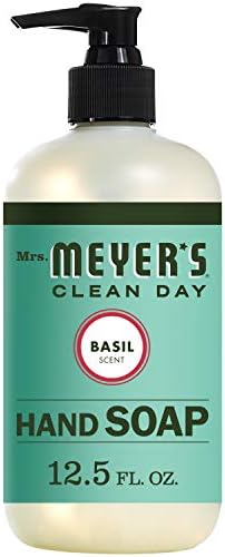 Mrs. Meyer's Hand Soap, Liq, Basil, 12.5 FZ by Mrs.. Meyer's Clean Day