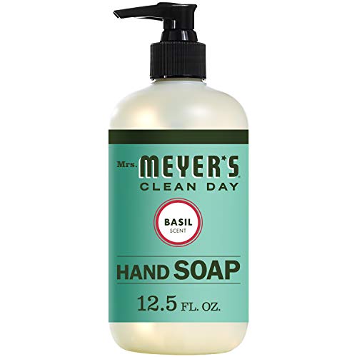 Image of Mrs. Meyer's Clean Day 14104 Basil Scent Liquid Hand Soap, 12.5 oz. - Quantity 6