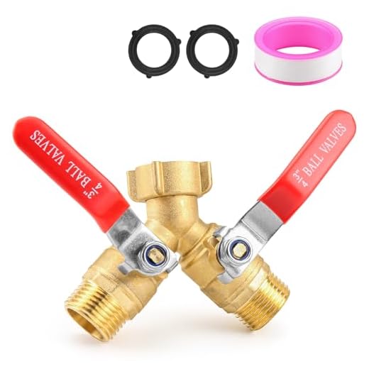 Heavy Duty Hose Splitter with Long Handle