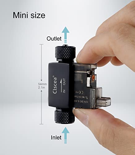 Image of Inline CO2 Solenoid Valve Mini Low Temperature for Aquarium CO2 System