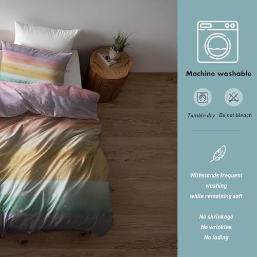 Housse de couette zippée 220x240 microfibre douce infroissable - 7