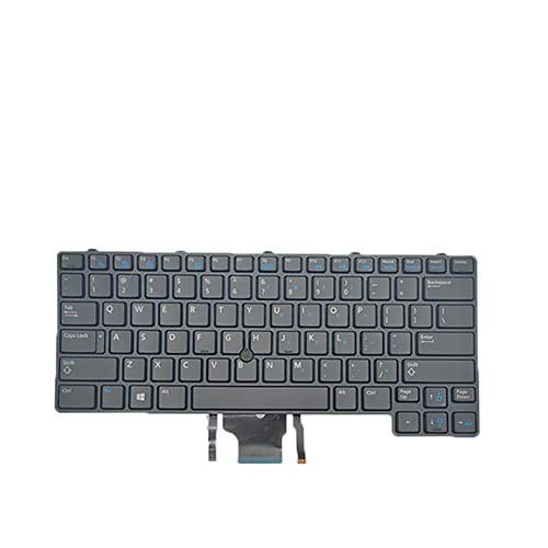 Clavier Dell Latitude 7202 Rugged US noir idéal pour travailler sur le terrain