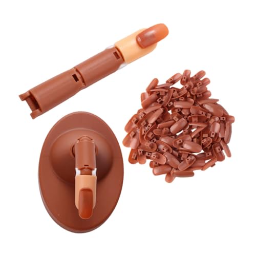 Beaupretty Doigts D'entraînement Manucure Réglables 102 Pcs Abs Résistant Pratique Pour Formation Nail Art Débutantes Femmes Usage Domestique