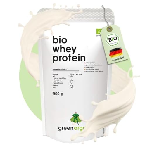 BIO PREMIUM WHEY PROTEIN aus Bio-Molke, 100% Eiweiß-Pulver, Superfood, Weidehaltung, neutral, ohne Süßstoffe, 900 g