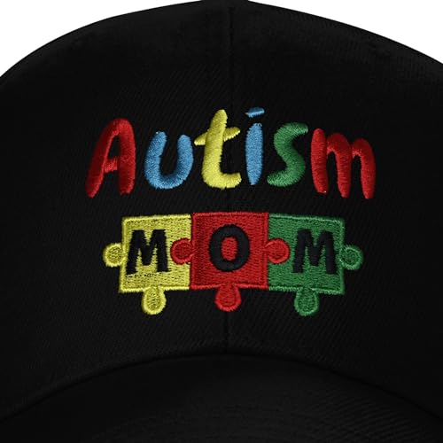 Image of Embroidered Baseball Cap for Women Men Adjustable Baseball Hat Black Baseball Cap Trucker Hat