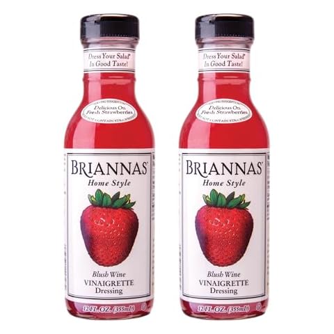 BRIANNAS Blush Wine Vinaigrette Dressing Cover
