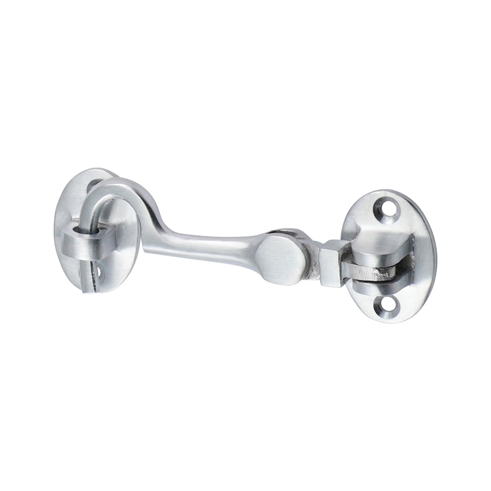 Timco - Cabin Hook - Satin Chrome (Size 75Mm - 1 Each)
