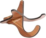 US1 Ukulele Stand Floor, Universal Wooden Violin Stand X-Frame Style, Ukuulele Holder avec du caoutchouc souple pour Ukulete Violon Banjo Mandolin, pliant Ukulle Support, Portable Floor Stand