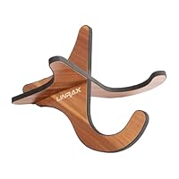 🎸【Versatile Design】: Universal X-frame style wooden stand is suitable for ukulele, violin, banjo, mandolin, lyre harp and more other instruments. US1 ukulele floor stand is safe and reliable for any instrument storage which bottom size above 13cm. (N...