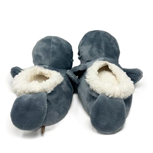 ooohyeah Women’s Funny Fuzzy Animal Slippers, Cute Cozy Non-Slip House Slippers for Women, Manatee Splash3