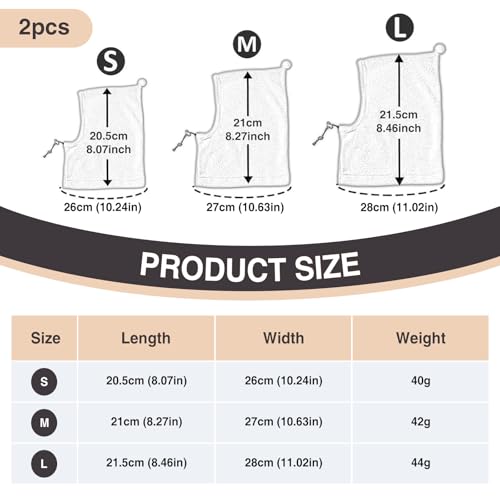 HOKABLE 2 Pcs Dog Hat, Leopard Flannel Hat Pet Christmas Winter Warm Caps Cute Accessories Neck Ear Warmer Pullover Hood Warm Scarf, Calming Dog Hood for Small Medium Large Dogs (Black M)