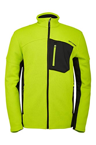 Image of Spyder Men's Bandit Hybrid Full Zip Mid Layer Jacket