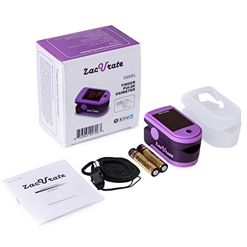 Zacurate 430J-PINK-OZ3 Pro Series 500Dl Fingertip Pulse Oximeter Blood Oxygen Saturation Monitor thumb #5