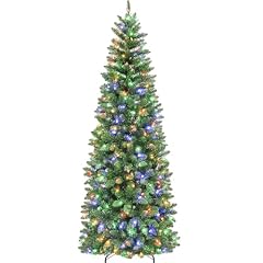 Hykolity 6ft Prelit Pencil Slim Christmas Tree