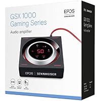 EPOS | Sennheiser GSX 1000 Gaming Audio Amplifier / External Sound Card,  with 7.1 Surround Sound, Side Tone, Gaming DAC and EQ, Headphone amp  Compatible with Windows, Mac, Laptops and Desktops. : Everything Else