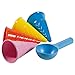 TOYANDONA 5Pcs Jouets de Plage Portable en Plastique Durable Adorable Cornet de Crème Glacée Scoop Jouets en Bord de Mer Parc Jouets Jouets de Sable pour Enfants Jardin Extérieur