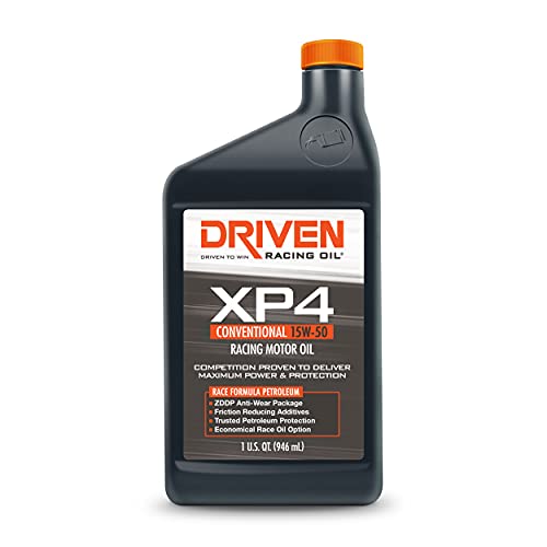 Driven Racing Oil XP4 Conventional 15w-50 Motor Oil 1 Quart Bottle