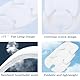 CHSG Baby Autositz Einsatz Pad, Doppelseitiges Multifunktionskissen Ausklappbar, 175 Grad Design Babyautositzeinlage, Kinderwagenkisseneinsatz Für Babyschalen, Babywippe, Kinderwagen, Schaukel, Weiß