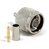 Ideal para la construcción o reparación de cables coaxiales, utiliza este conector para crear tu propio cable N a una longitud deseada que es ampliamente utilizado en sistemas de comunicación inalámbrica, cortos sistemas de alimentación de antena o cualquier otra aplicación (por ejemplo, WLL, GPS, LMR, WLAN, WISP, WiMax, SCADA, antenas móviles). Solución de bricolaje superior.
