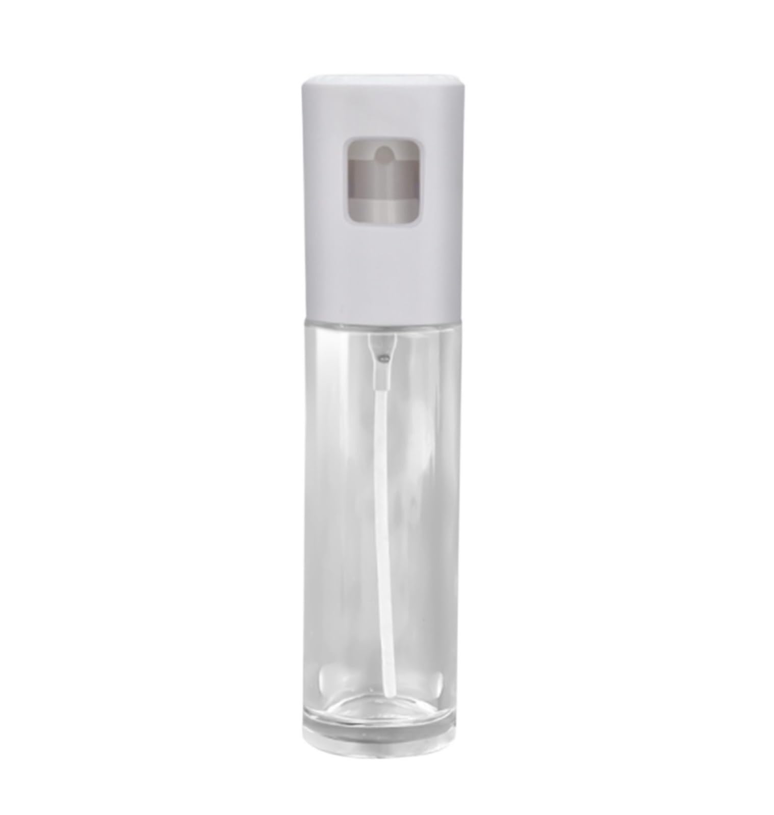 Spruzzino Olio Antigoccia Flacone Spray For Olio D'oliva In Vetro For Uso Domestico, For Friggere, Grigliare E In Friggitrice Ad Aria Dura Frittura(White)