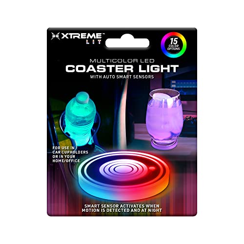 Luz LED portavasos multicolor con sensor para carro miniatura 1