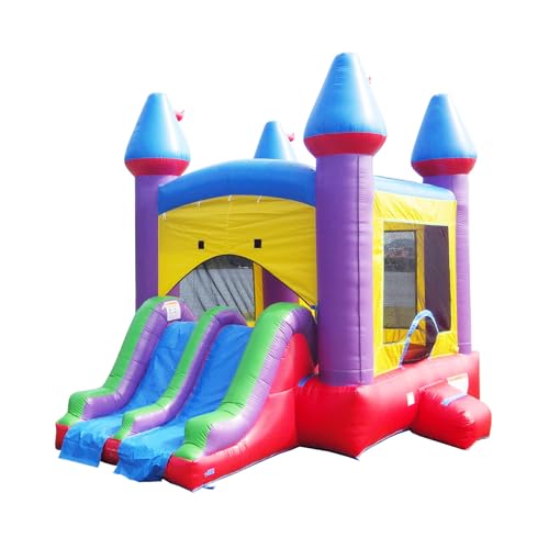 HeroKiddo 14’x18’ Jelly Bean Castle Inflatable Bounce House