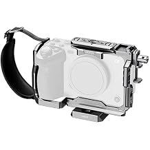 SIRUI Camera Cage for Sony FX 3 FX30 with Wrist Strap Cable Clamp for HDMI NATO Rail, QR Plate for Arca-Swiss, Compatible with Sony XLR Handle and Compatible with DJI RS2 RS3 Gimbal, Grey