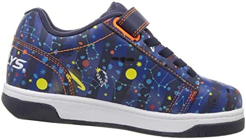 Heelys Girls Dual Up X2 Tennis Shoe, Navy/Black/Multi Orbit, 4 Little Kid | Image 5