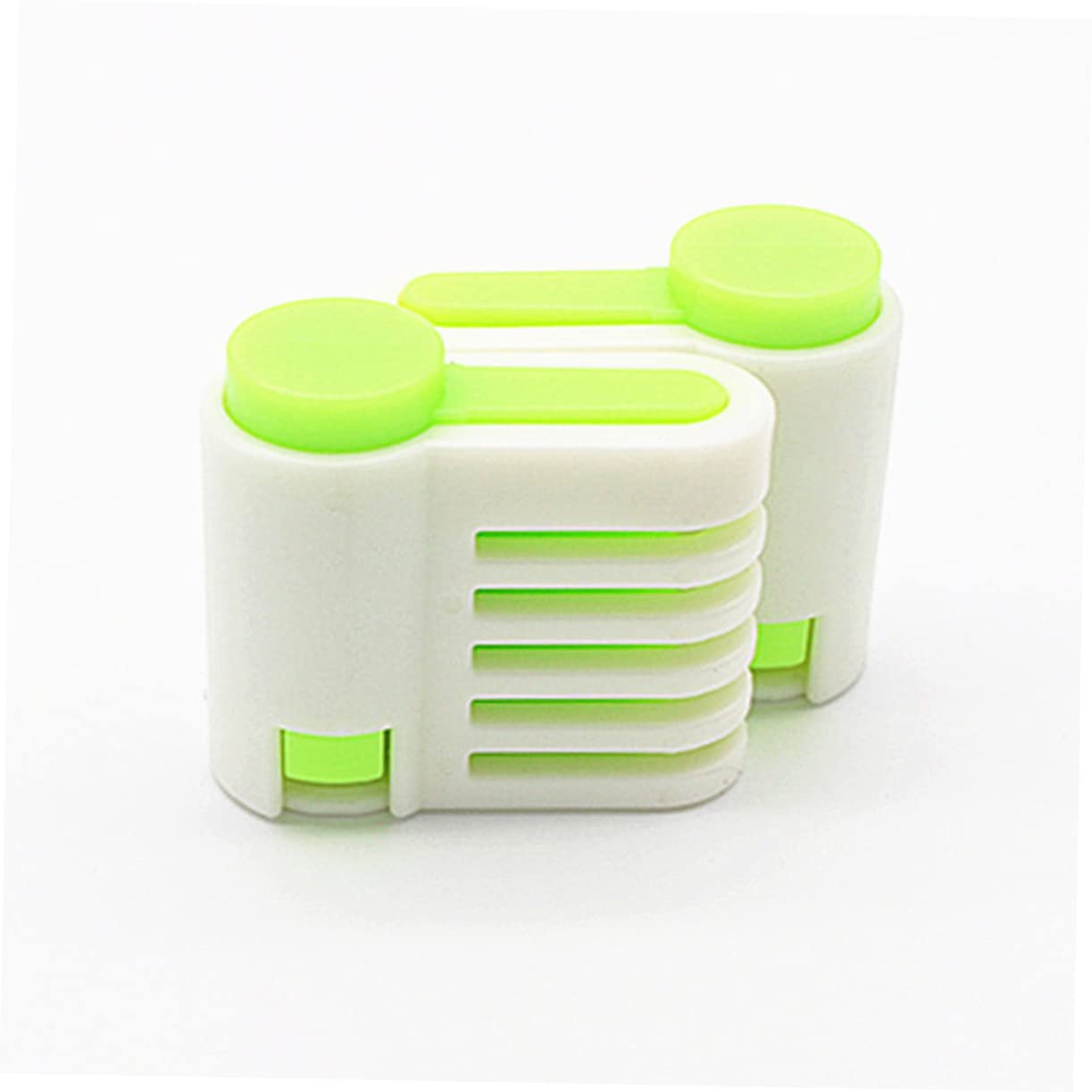 GRIRIW Cake Slicing Leveler 5 Layers Diy Cake Cutting Tool Adjustable Slicer Baking Utensil Small Compact Stainless Steel Spring Clamp Dishwasher Safe Easy to Use