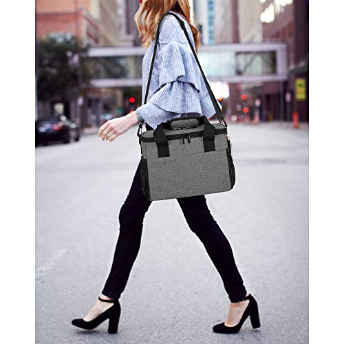 Trunab Reusable 6 Cups Drink Carrier for Delivery Insulated Caddy,Grey by Trunab - Image 6