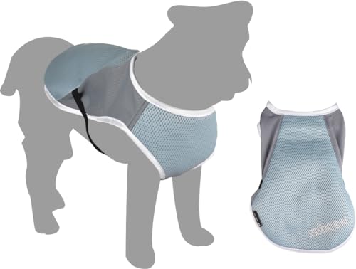 Flamingo COOLING COAT FROZEN BLUE GREY XL 45CM - Image 3