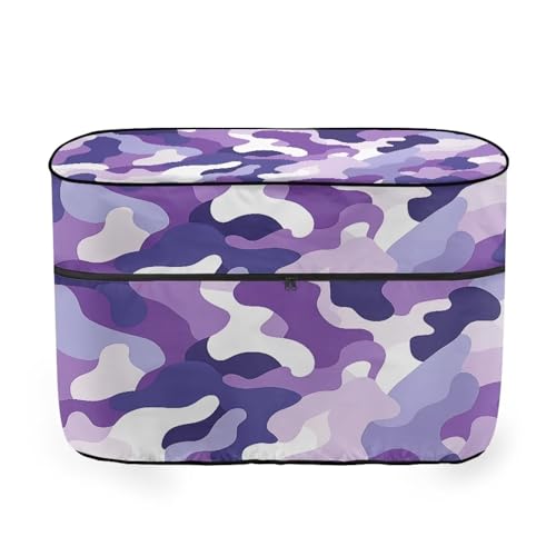 Pzuqiu Purple Camo RV Propane Tank Cover 30 Pound Double Dirt Resistant Dual Propane Tank Holder for All Seasons