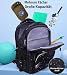 FEEIMOL Schulrucksack Jungen Teenager Trolley Schulranzen Jungen Schultasche Koffer Rucksack mit Rollen, 3-teiliges Schultaschen-Sets mit Lunch Tasche und Federmäppchen (Schwarzer Sternenhimmel)