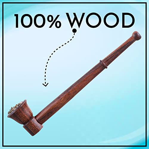 Image of ROYAL SWAG Free Style Tobacco Pipe(Smoking Pipe) Wooden With Removable Bowl, Brown, Churchwarden, Wood, Pipe