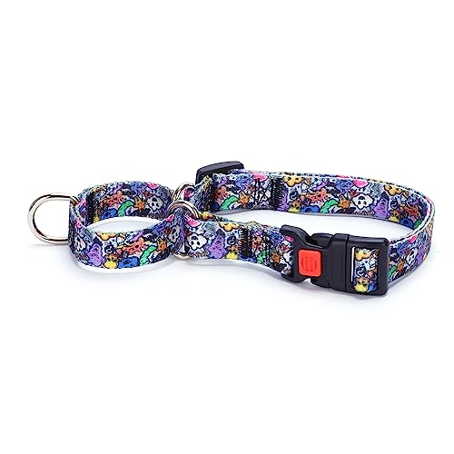 Martingale Dog Collar,Adjustable Nylon Heavy Duty Dog Collar for Small Medium Large Dog,Walking Training Boy and Girl Dogs
