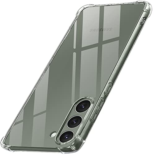 Image of TheGiftKart Ultra-Hybrid Crystal Clear Back Cover Case for Samsung Galaxy S23 5G | 360 Degree Protection | Shockproof Design | Hard Back Cover Case for Samsung Galaxy S23 5G (PC & TPU | Transparent)